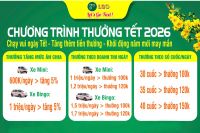 LET'S GO TAXI ÁP DỤNG CHƯƠNG TRÌNH THƯỞNG TẾT BÍNH NGỌ 2026 CHO NVLX